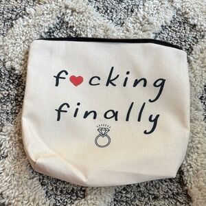 Canvas Pouch bridal pouch